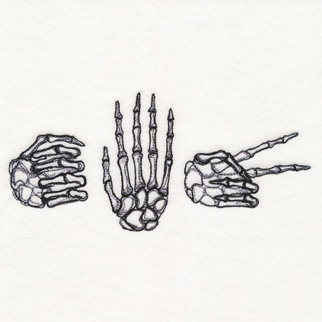 Rock Paper Skeleton
