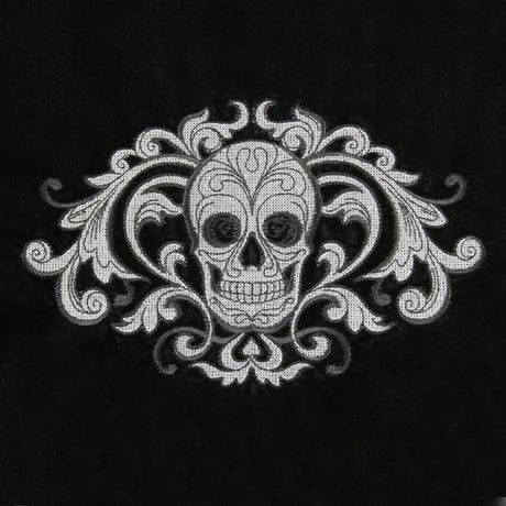 Baroque Skull Crest (Embossed)