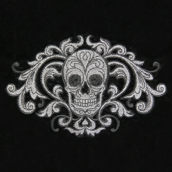 Baroque Skull Crest (Embossed) – Urban Threads