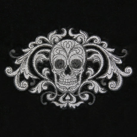 Baroque Skull Crest (Embossed)