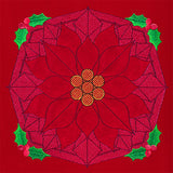 Holly Jolly Trapunto Poinsettia