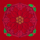 Holly Jolly Trapunto Poinsettia