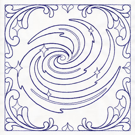 Milky Way Quilting Square