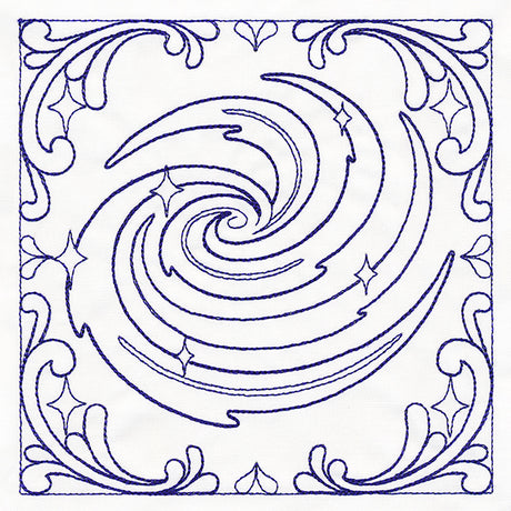Milky Way Quilting Square