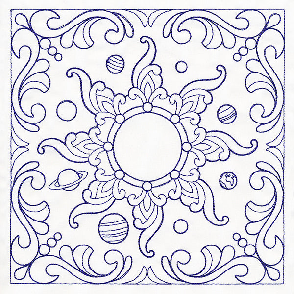 Around the Sun Quilting Square