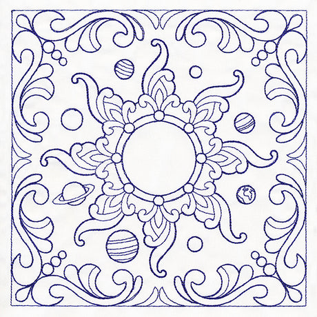 Around the Sun Quilting Square