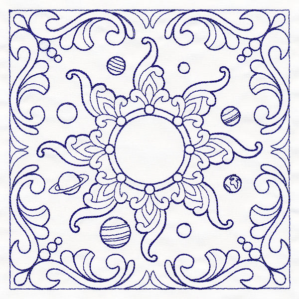 Around the Sun Quilting Square