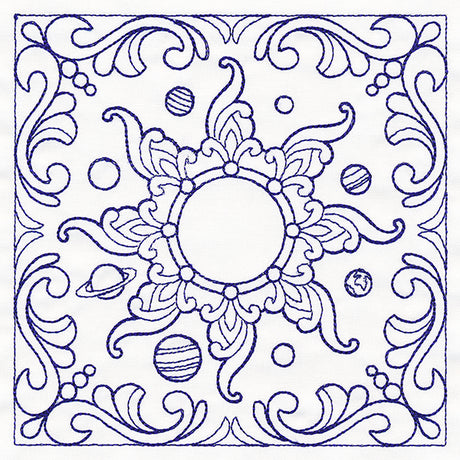 Around the Sun Quilting Square