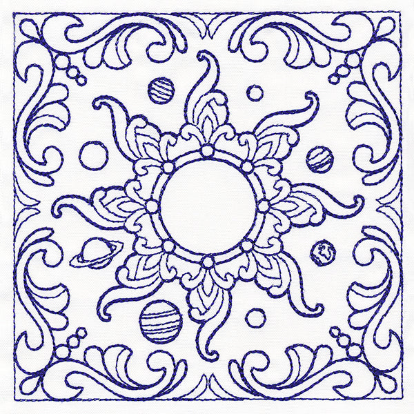 Around the Sun Quilting Square