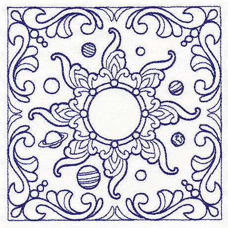 Around the Sun Quilting Square