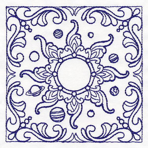 Around the Sun Quilting Square