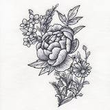 Antique Peony Spray