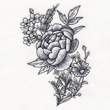 Antique Peony Spray