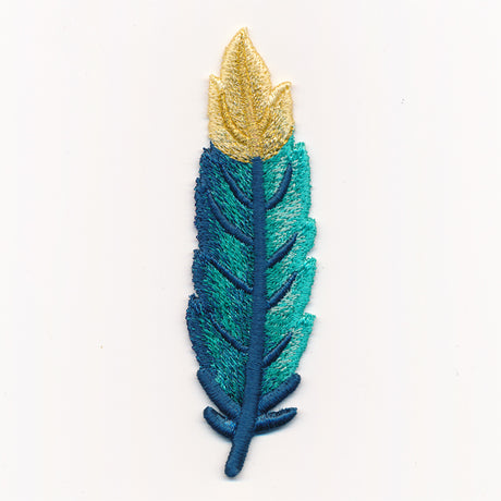Gold-Tipped Feather (Freestanding)