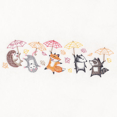 Blustery Autumn Animals