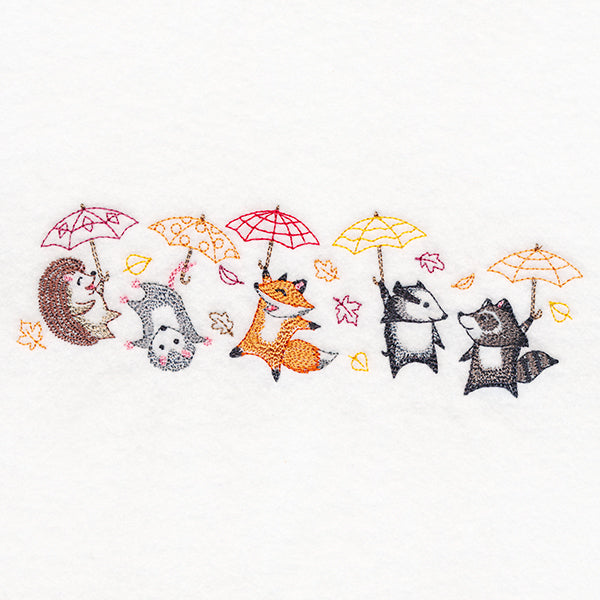 Blustery Autumn Animals