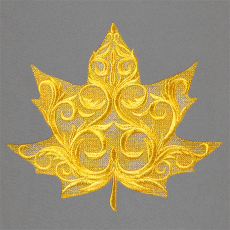 Baroque Maple Leaf (Embossed)
