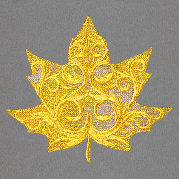 Baroque Maple Leaf (Embossed)