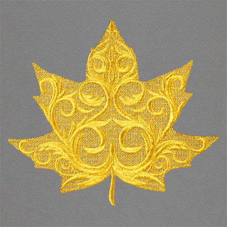 Baroque Maple Leaf (Embossed)