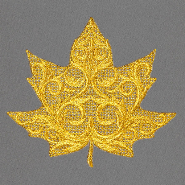 Baroque Maple Leaf (Embossed)