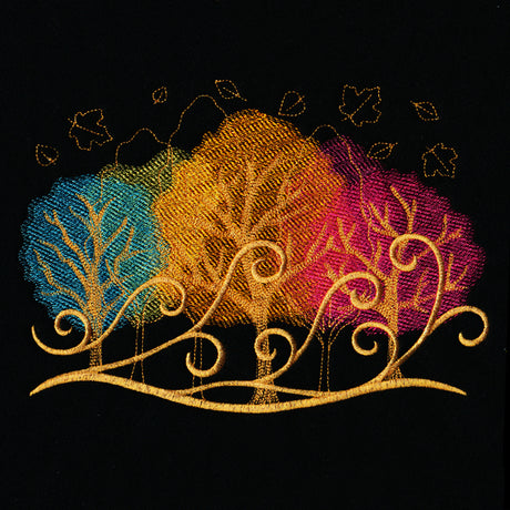 Festive Autumn Forest