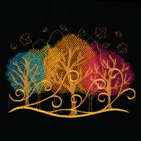 Festive Autumn Forest