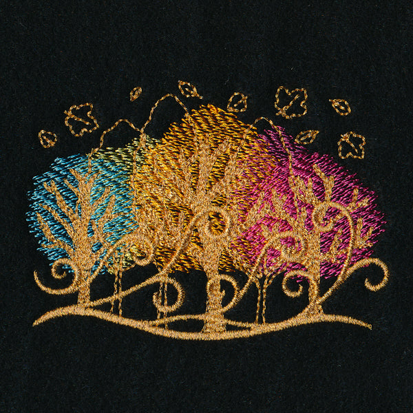 Festive Autumn Forest