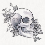 Macabre Blooms Skull