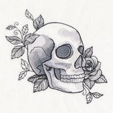 Macabre Blooms Skull