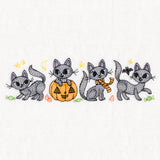 Spooky Kitty Border