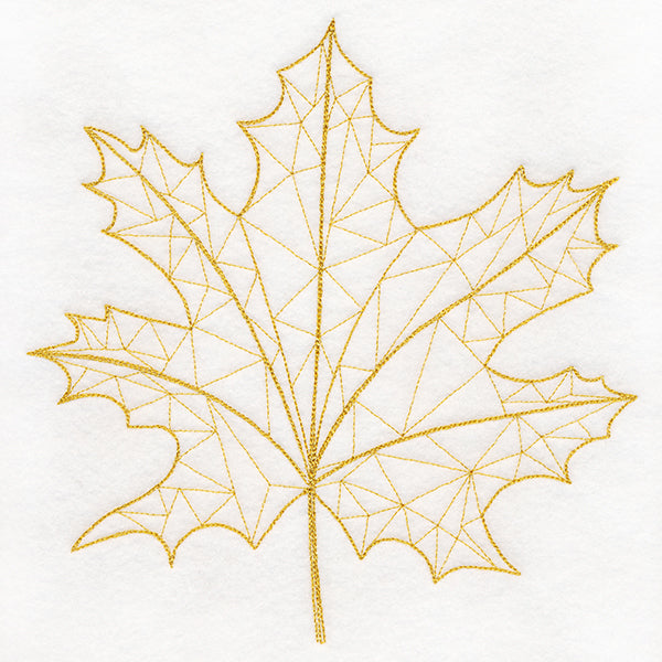 Nature's Geometry Maple Leaf