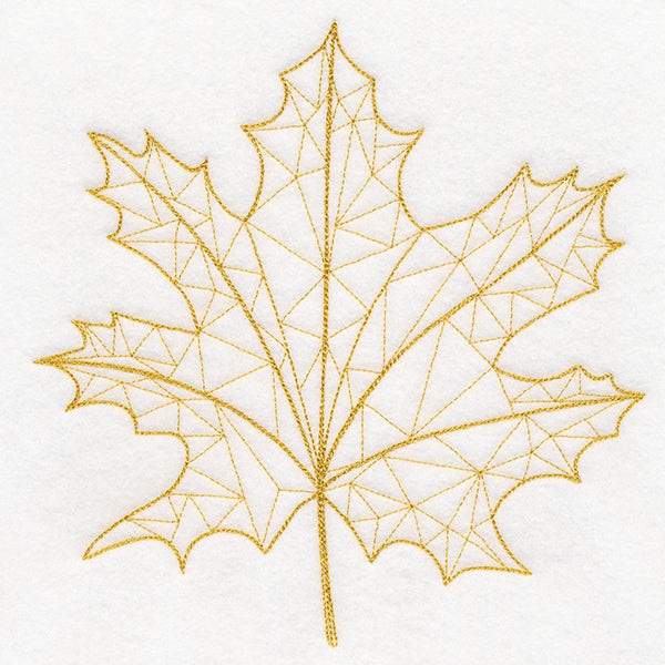 Nature's Geometry Maple Leaf