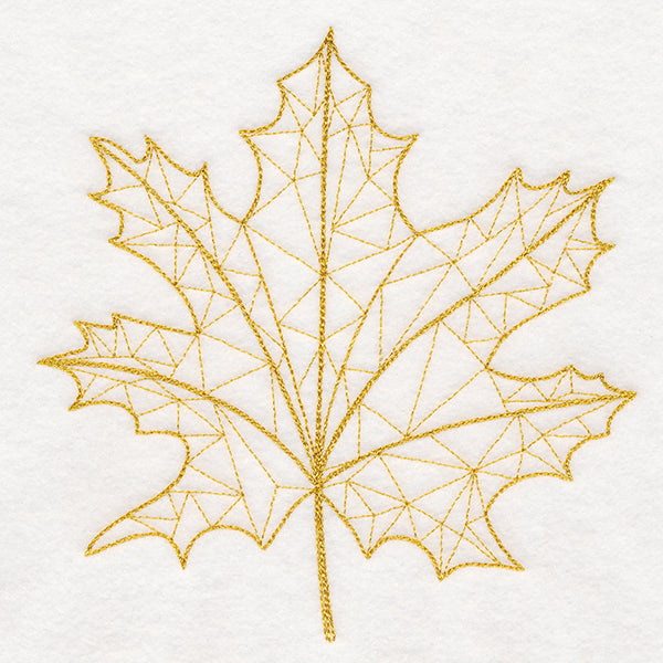 Nature's Geometry Maple Leaf