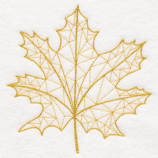Nature's Geometry Maple Leaf