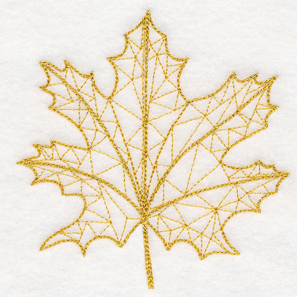 Nature's Geometry Maple Leaf