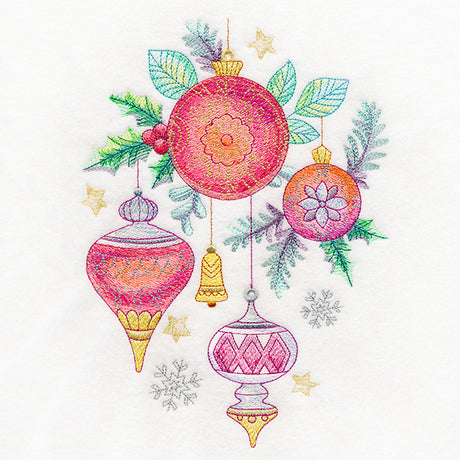 Holiday Shimmer Ornaments