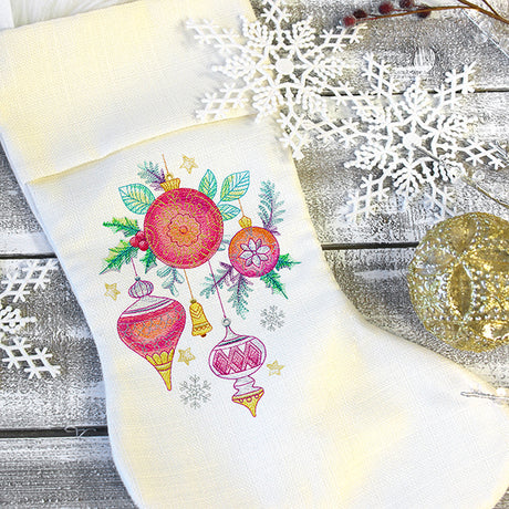 Holiday Shimmer Ornaments