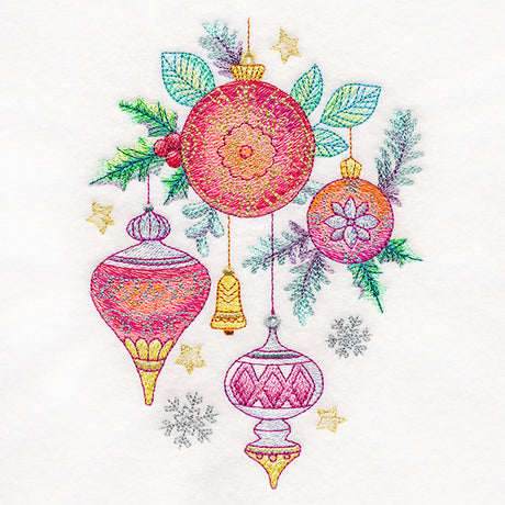 Holiday Shimmer Ornaments