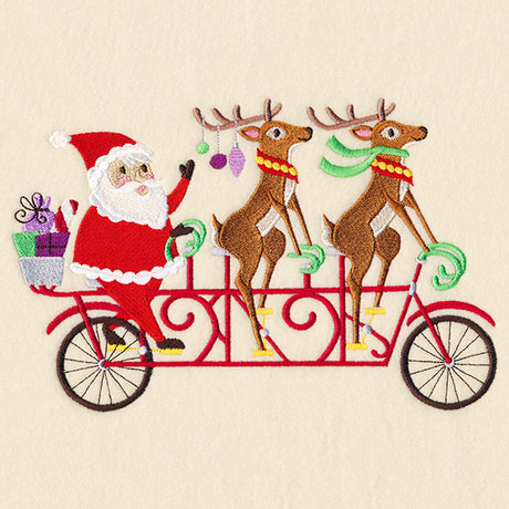 Cruisin' Christmas Santa & Reindeer