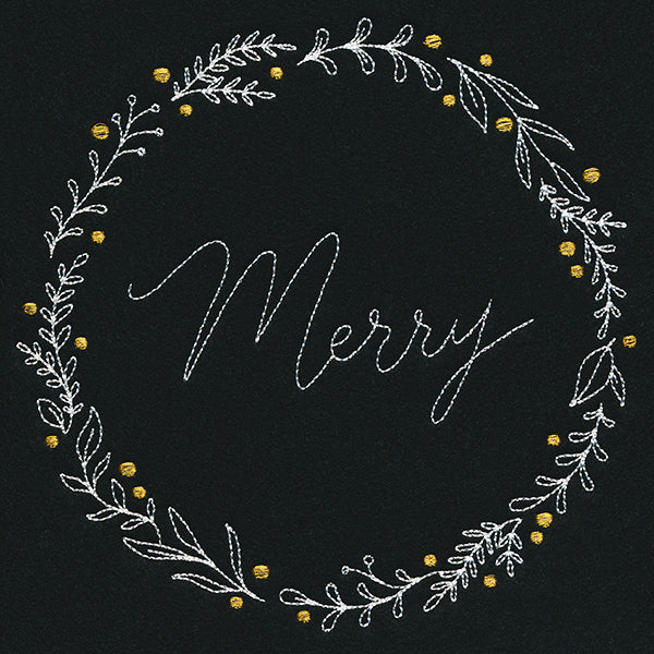 Modern Merry Wreath