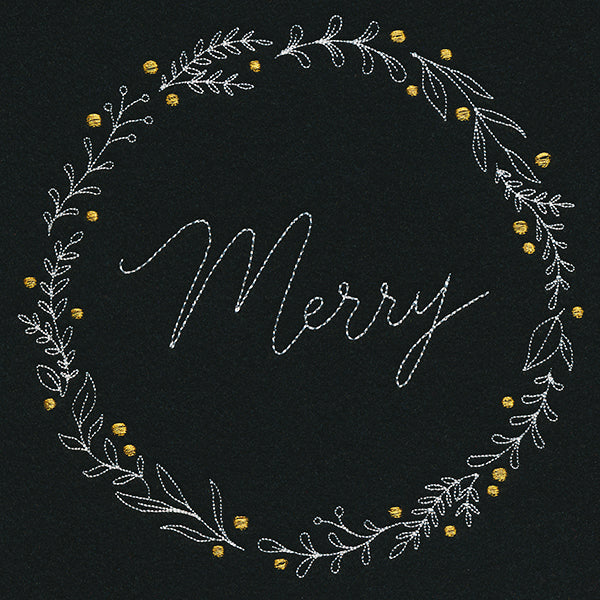 Modern Merry Wreath