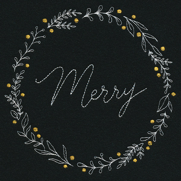 Modern Merry Wreath