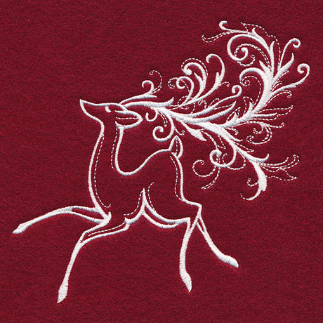 Fancy Filigree Reindeer