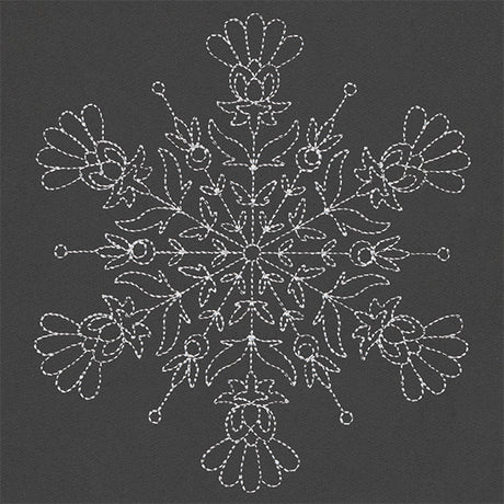 Blossoming Winter Snowflake