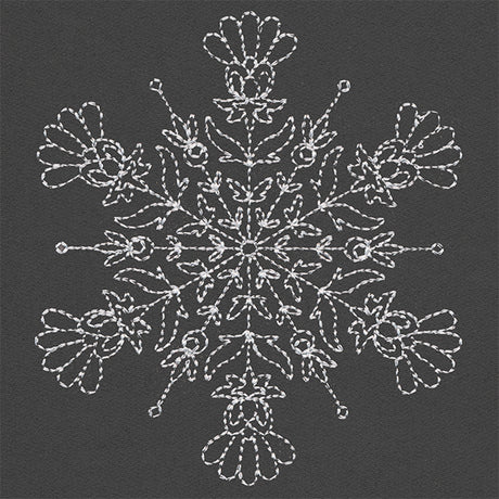 Blossoming Winter Snowflake