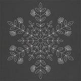 Botanical Winter Snowflake
