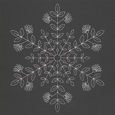 Botanical Winter Snowflake