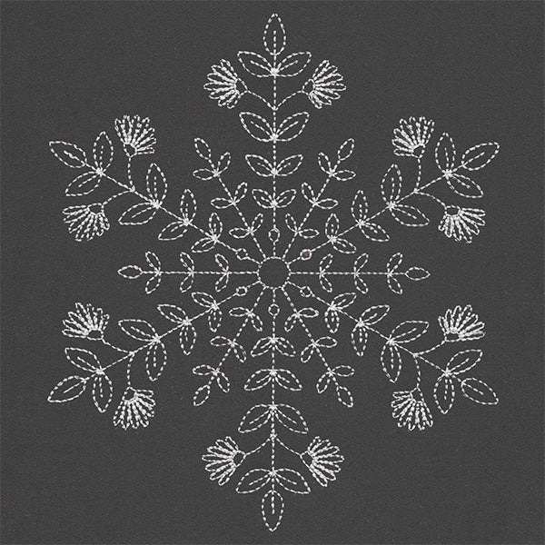 Botanical Winter Snowflake