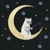 Fishing for Snowflakes Polar Bear