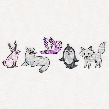 Winter Friends Border